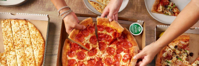 Papa John's banner